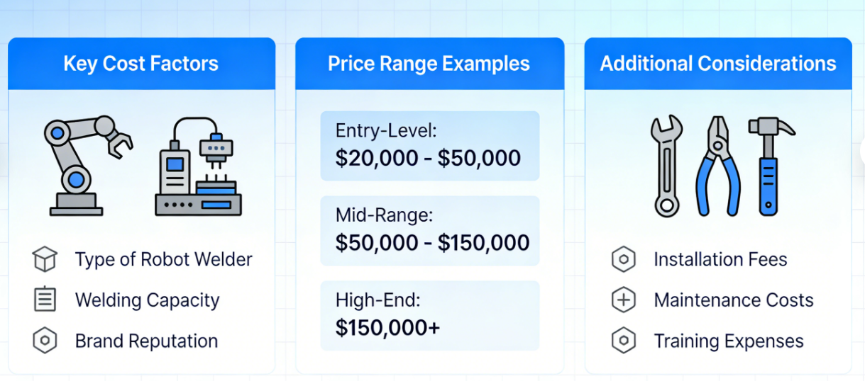 How Much Does a Robot Welder for Sale Cost?