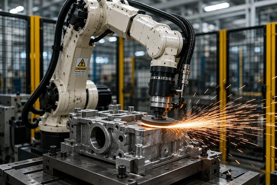 Key Points and Challenges in Robotic Grinding Processes